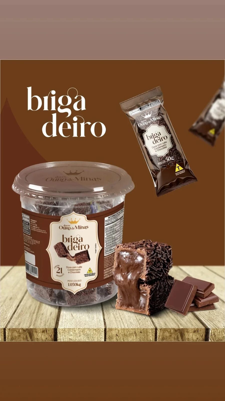 OURO DE MINAS BRIGADEIRO PT 21X50GRS